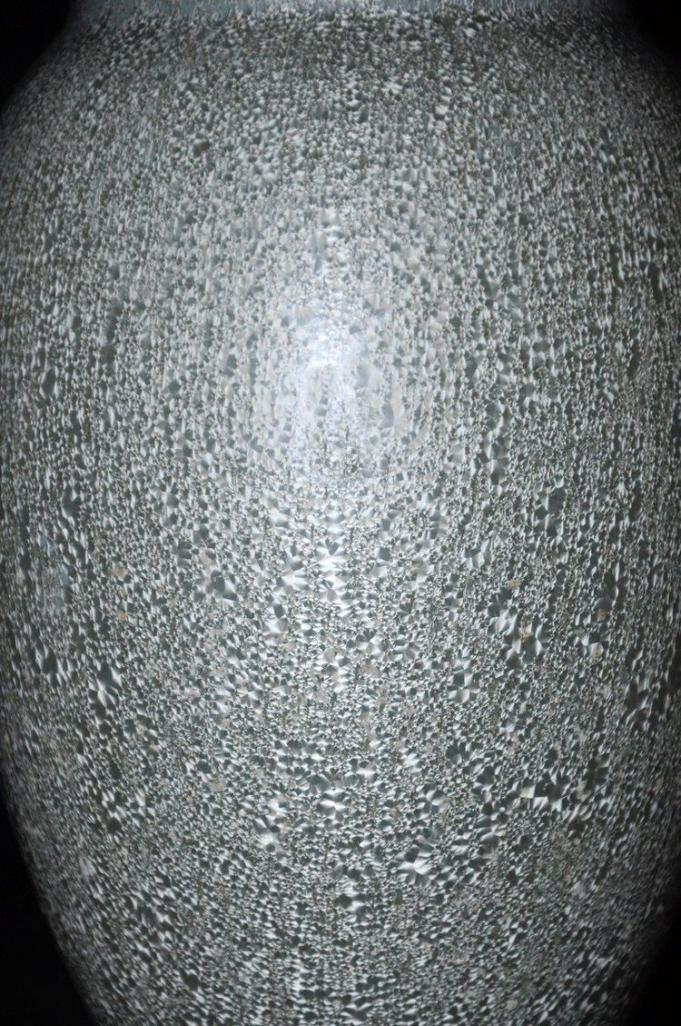 Vaso in ceramica smaltata Sarreguemines Art Nouveau inizio XX secolo