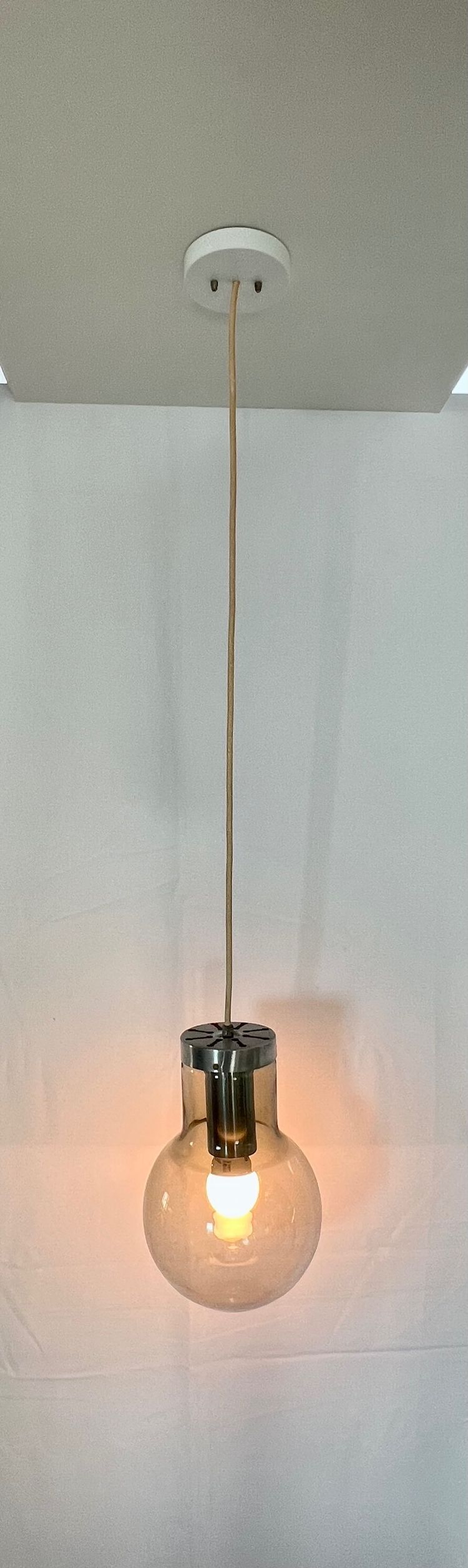 Maxi Bulb small suspension lamp by Frank Ligtelijn for RAAK Amsterdam, Netherlands 60s.