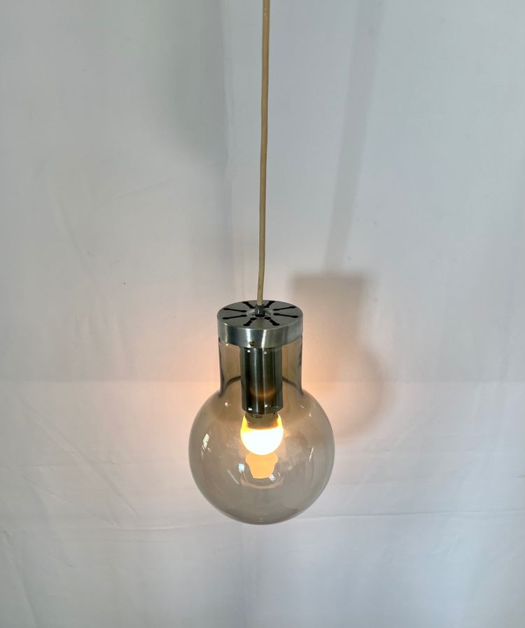 Maxi Bulb small suspension lamp by Frank Ligtelijn for RAAK Amsterdam, Netherlands 60s.
