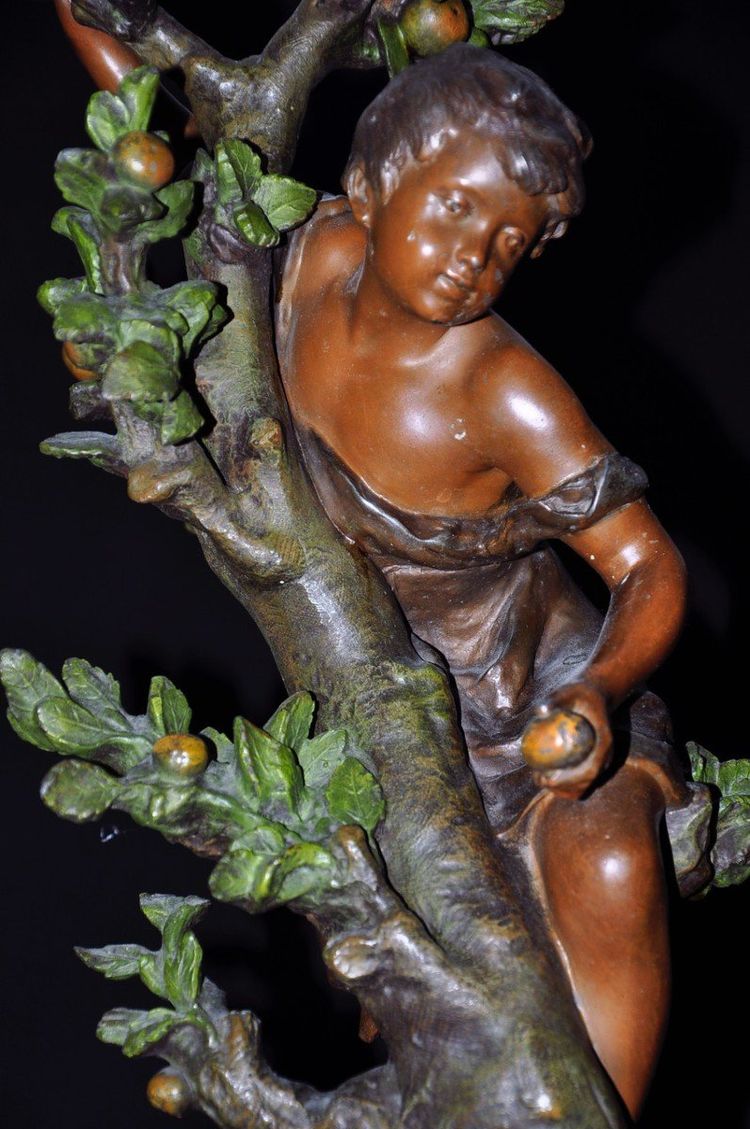 Regulus Titled Autumn Signed Mathurin Moreau Late 19th Century