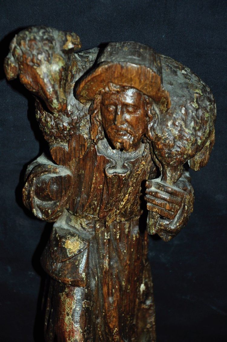 Scultura lignea di San Giovanni Battista, XVII secolo