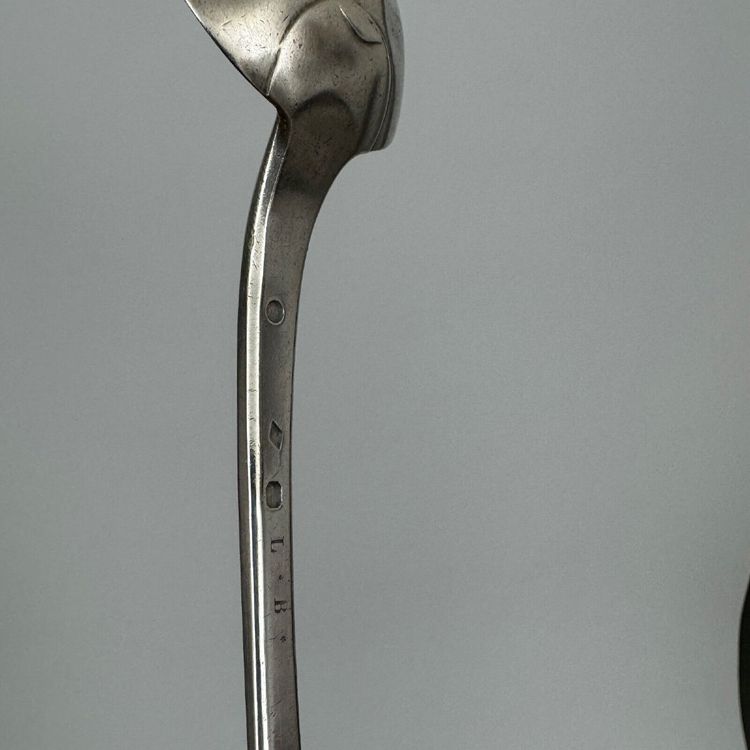 Stew spoon 19th century Vieillard hallmark