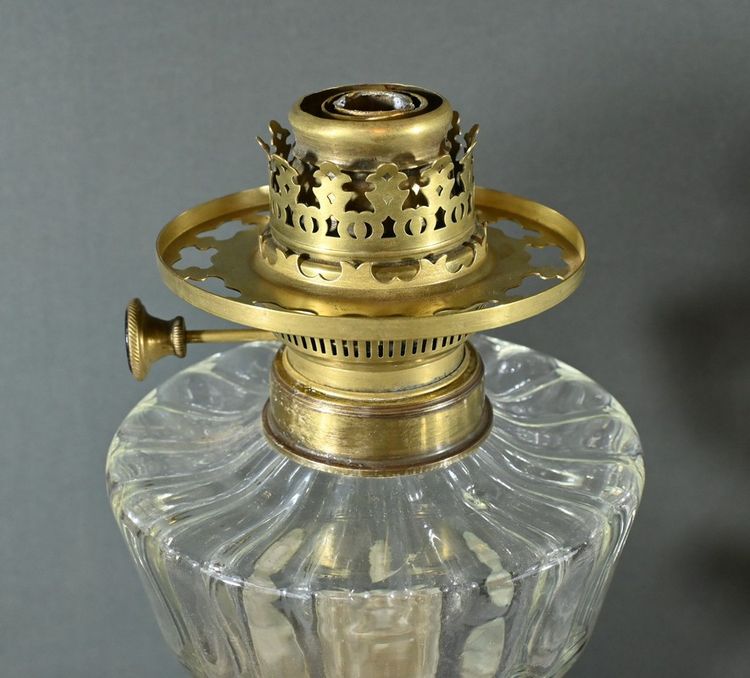 Lampes à Pétrole en Céramique, Maison Numberger-Lemonon – Milieu XIXe