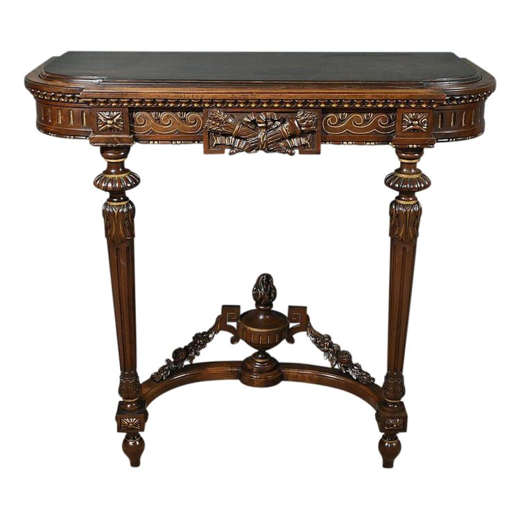 Walnut Console Planter, Louis XVI style - Mid-19th century