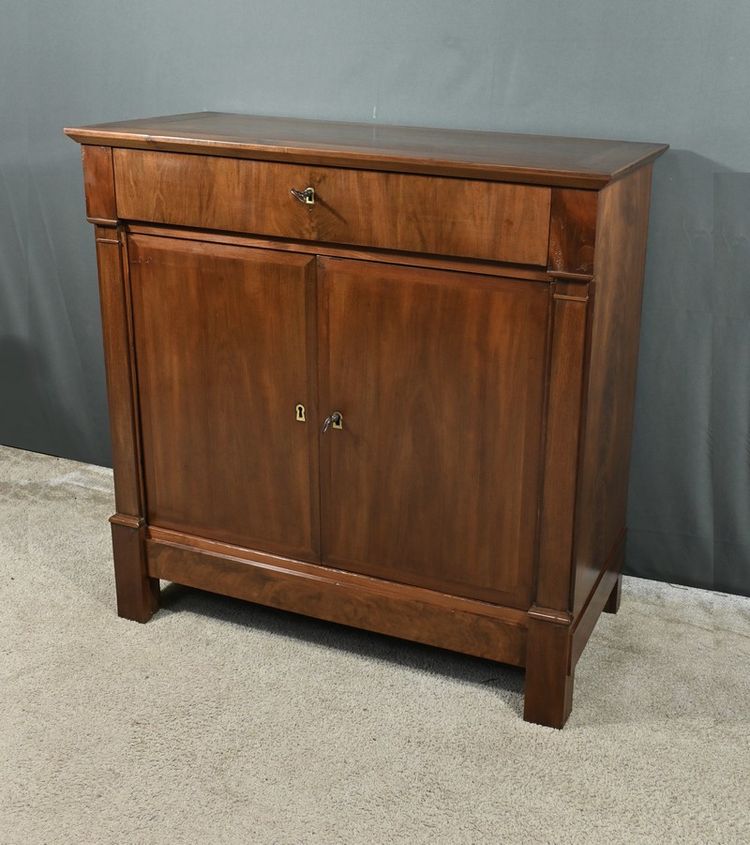 Credenza impiallacciata in mogano, periodo Direttorio - Inizio XIX secolo