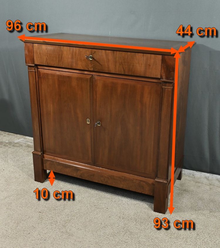 Credenza impiallacciata in mogano, periodo Direttorio - Inizio XIX secolo