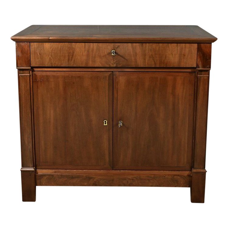 Credenza impiallacciata in mogano, periodo Direttorio - Inizio XIX secolo
