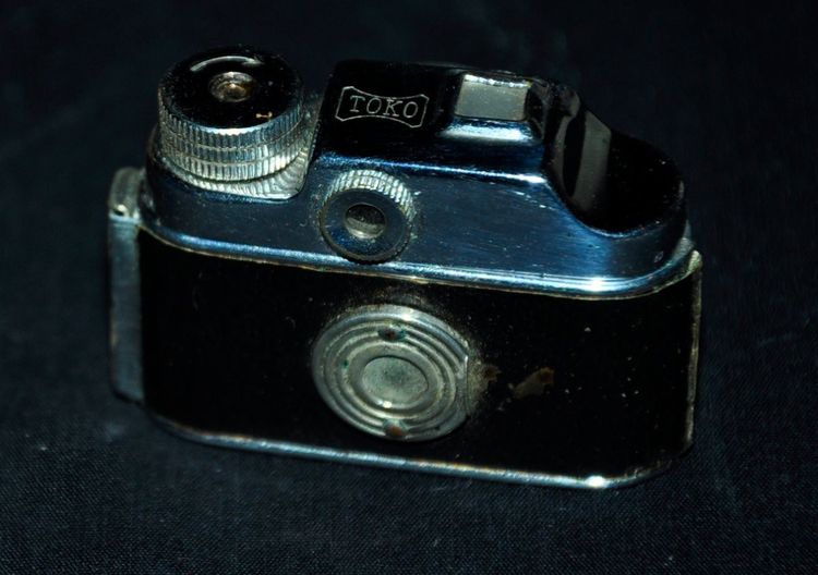 TOKO Spionagekamera mit Ledertasche