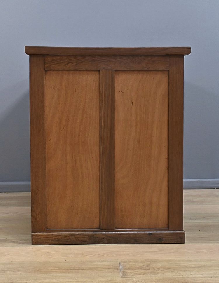 Kleiner Schreibtisch mit Korpus aus Eiche, Art Deco - 1940