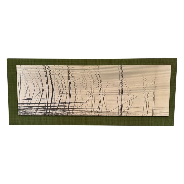 Modernist photo 1960 mounted on wood panel