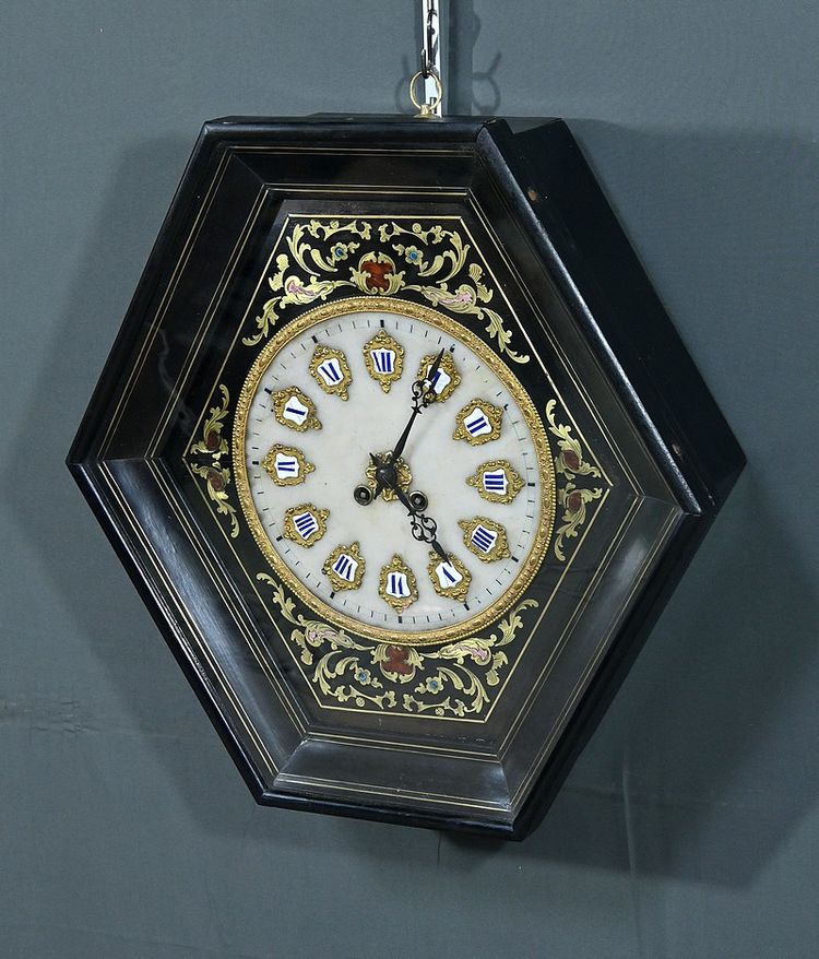 Œil de Bœuf" wall clock, Napoleon III period - mid-19th century