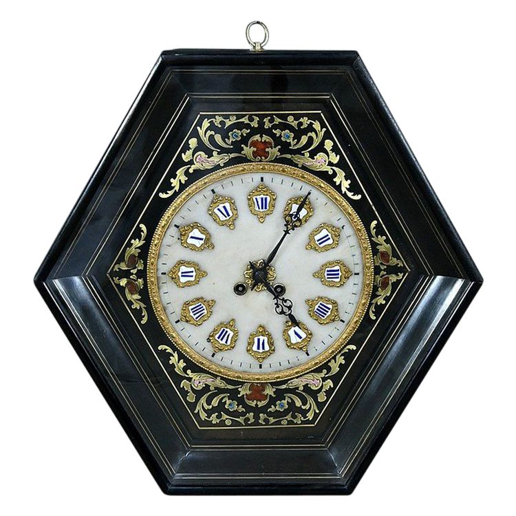 Œil de Bœuf" wall clock, Napoleon III period - mid-19th century