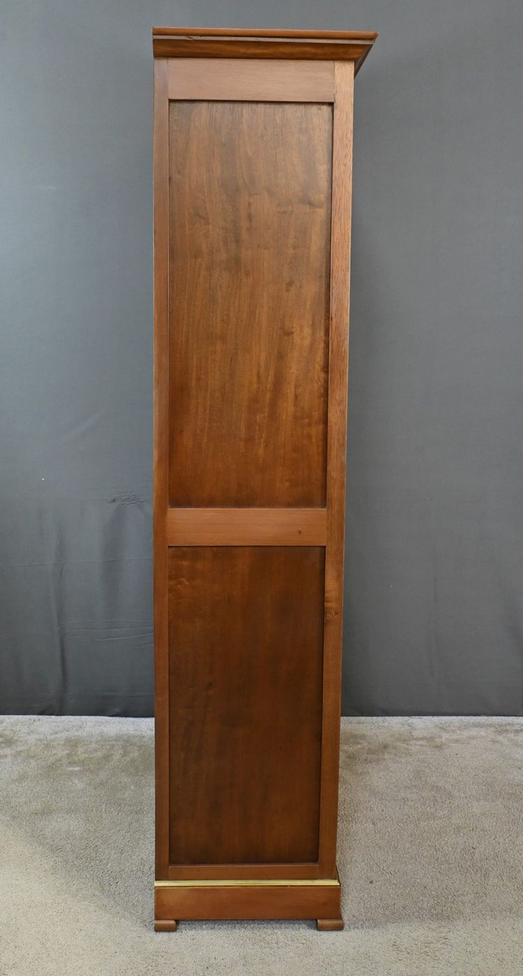 Petite Bibliothèque Vitrée en Acajou, style Louis XVI – 1930