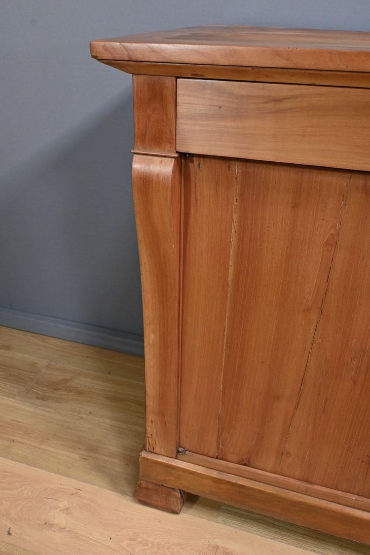 Grande credenza in ciliegio, stile Restaurazione - Metà del XIX secolo