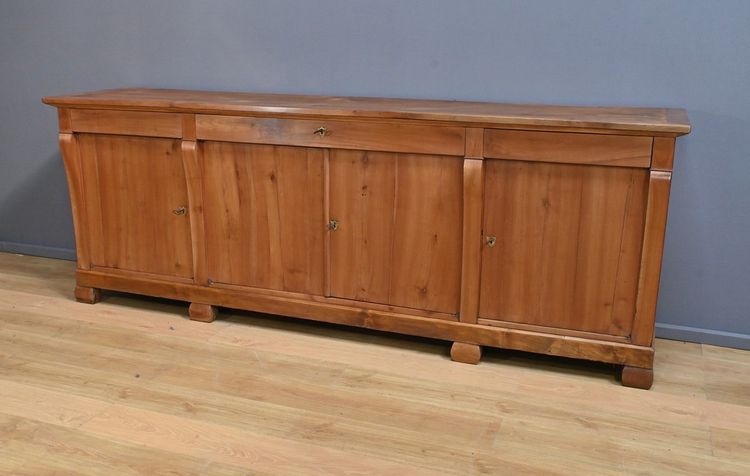 Grande credenza in ciliegio, stile Restaurazione - Metà del XIX secolo