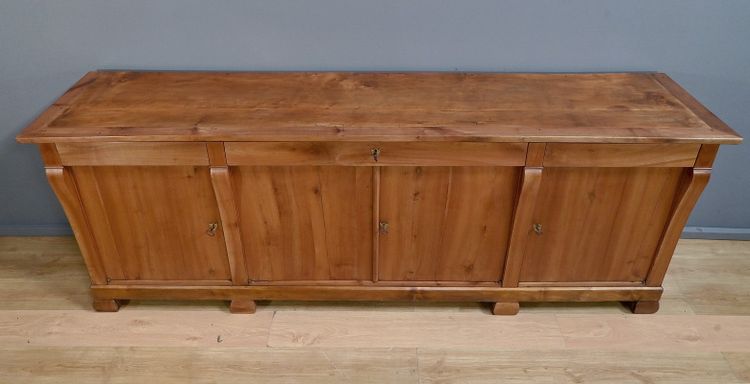 Grande credenza in ciliegio, stile Restaurazione - Metà del XIX secolo