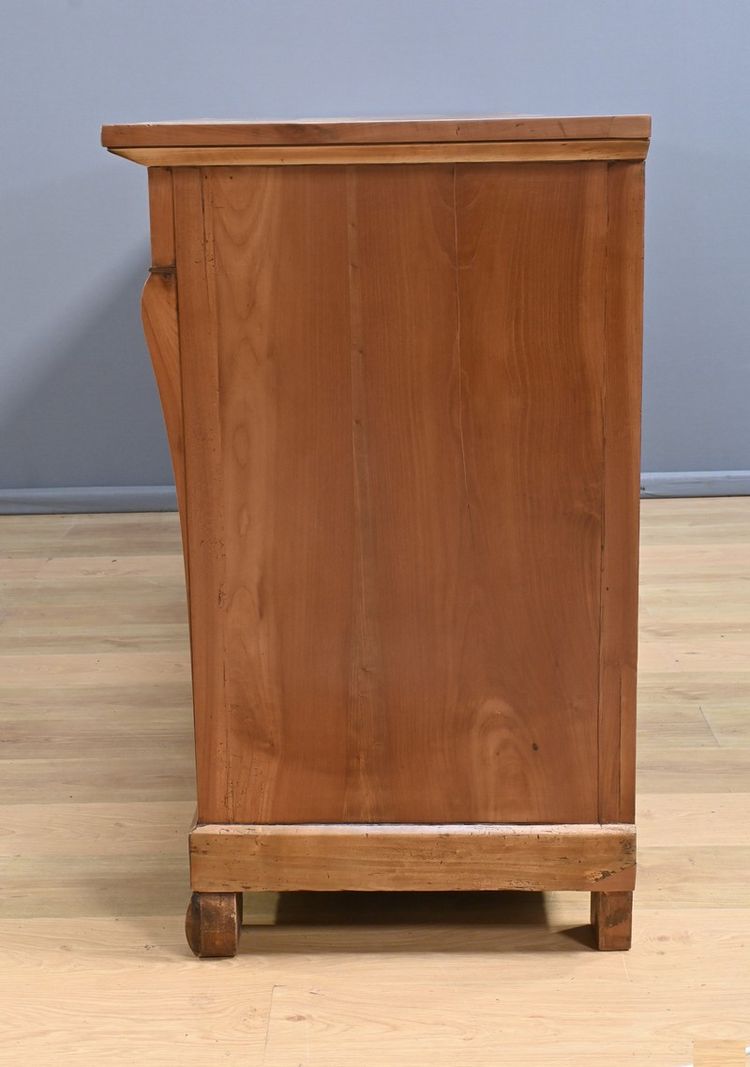Grande credenza in ciliegio, stile Restaurazione - Metà del XIX secolo