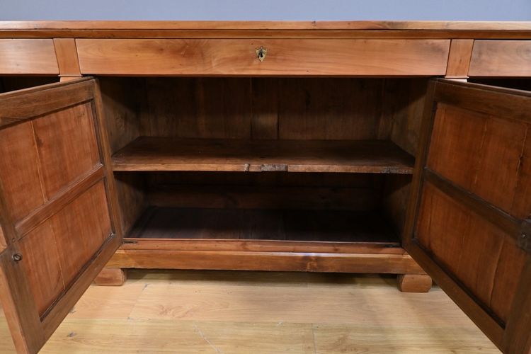 Grande credenza in ciliegio, stile Restaurazione - Metà del XIX secolo