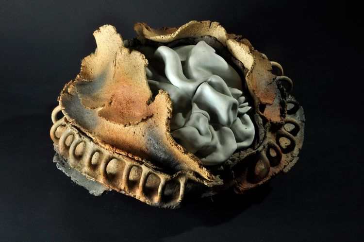 l'Atelier Palègre  (jean Paul Brunet)  Pièce Abstraite , Gres
