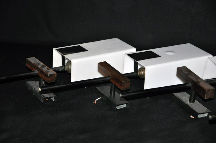 Set of four wall sconces circa 1960