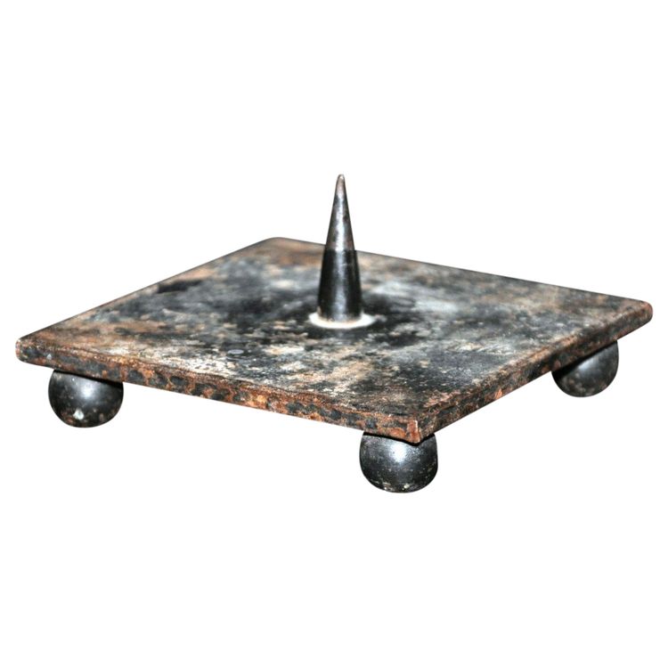 Wrought-iron candlestick from the Zadounaisky workshop circa 1950