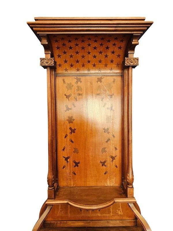 Prie Dieu Art Nouveau "Fleurs Stylisées"