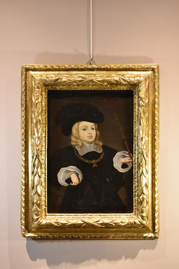 Porträt Von Karl II, König von Spanien - Juan Bautista Martínez Del Mazo (1611-1667)