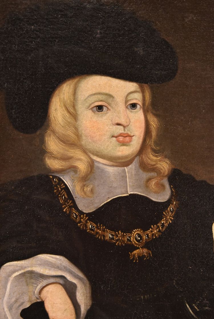 Porträt Von Karl II, König von Spanien - Juan Bautista Martínez Del Mazo (1611-1667)