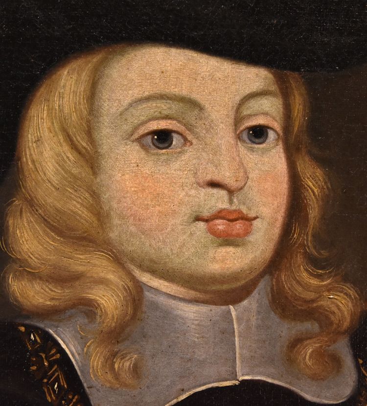 Porträt Von Karl II, König von Spanien - Juan Bautista Martínez Del Mazo (1611-1667)