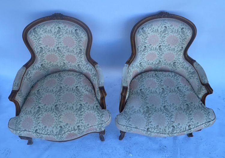 Pair of bergères