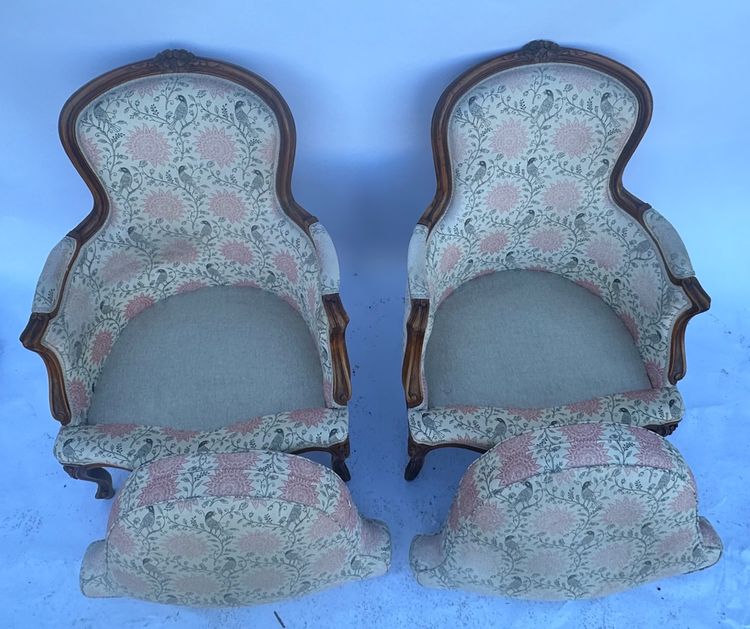 Pair of bergères