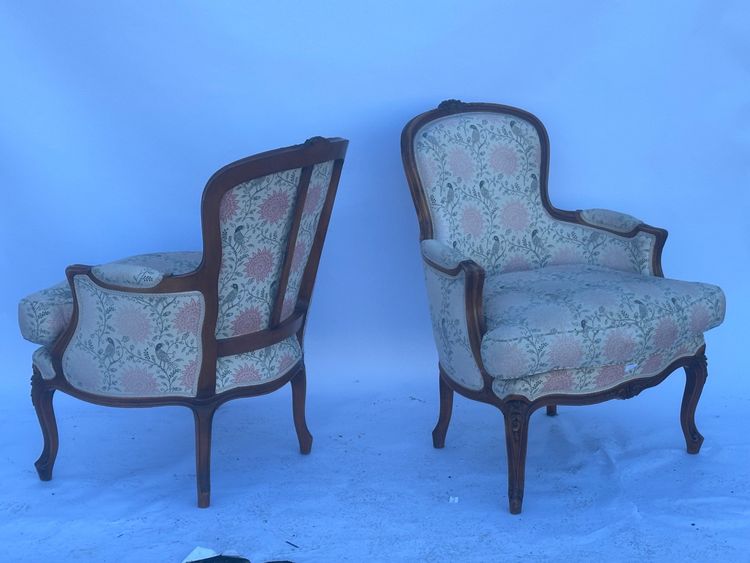 Pair of bergères