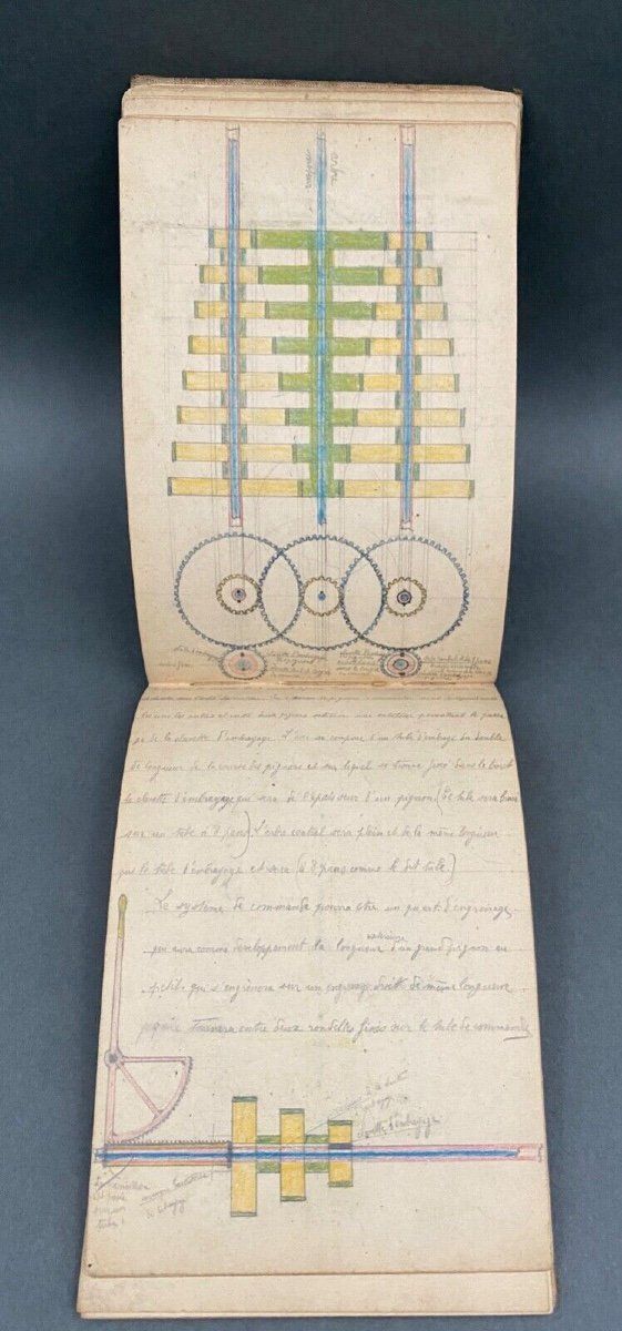 Ironwork pencil sketchbook 20th century