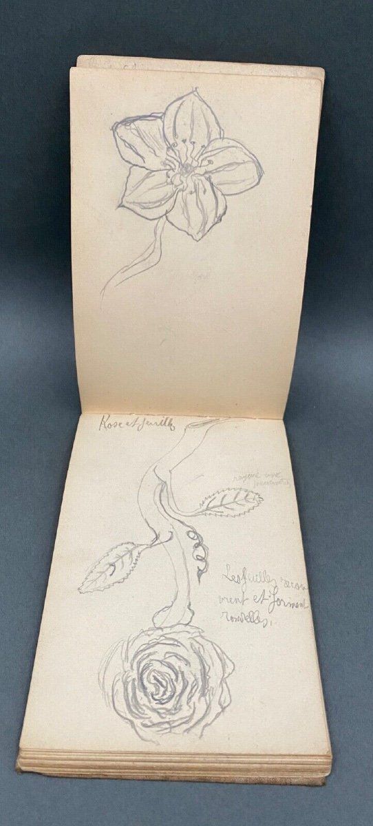 Ironwork pencil sketchbook 20th century