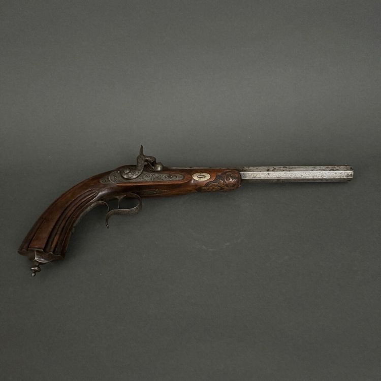 Pair of dueling pistols first part of the 19th century