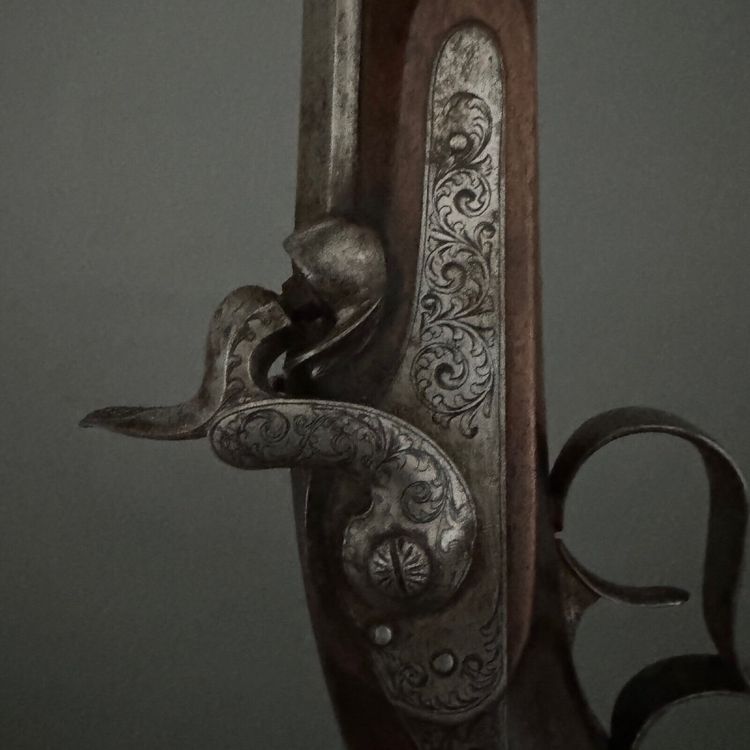 Pair of dueling pistols first part of the 19th century