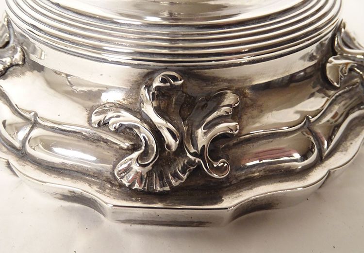 Pair of Silver Candlesticks, Farmers General, Paris, M-A. Leroy, 1780, 18th Century