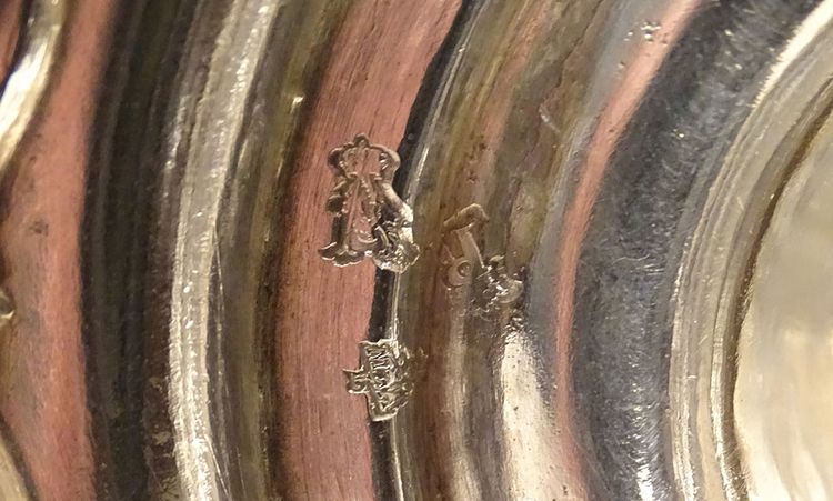Pair of Silver Candlesticks, Farmers General, Paris, M-A. Leroy, 1780, 18th Century