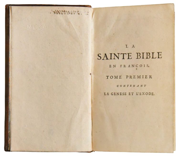 The Master of Saci “The Holy Bible” Printer Guillaume Desprez, Dated 1742, 12 volumes
