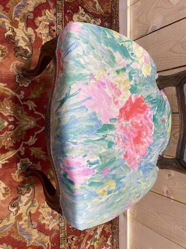Continuation of 6 Louis Philippe chairs in Rossi Fleuri