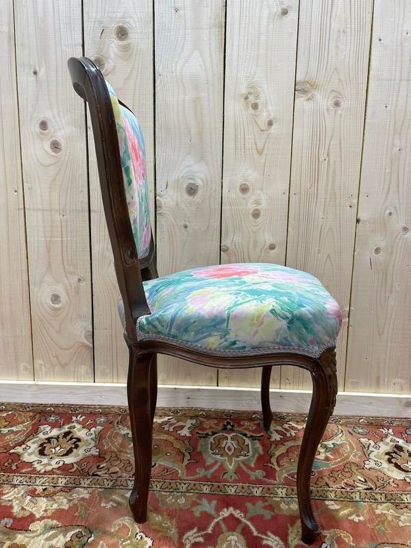 Continuation of 6 Louis Philippe chairs in Rossi Fleuri