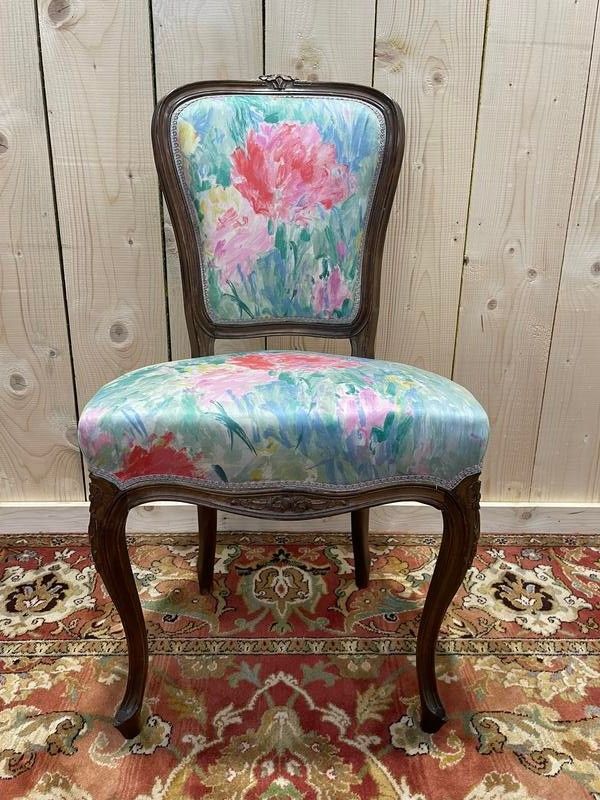 Continuation of 6 Louis Philippe chairs in Rossi Fleuri
