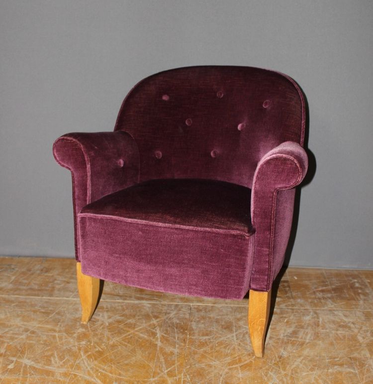 Pair of Art Deco armchairs circa 1940