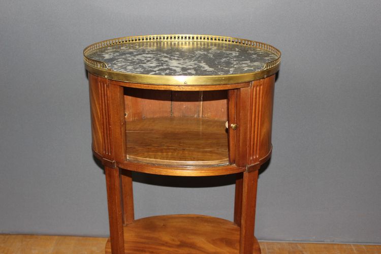 Louis XVI Mahogany Bedside Table, Late 18th Century