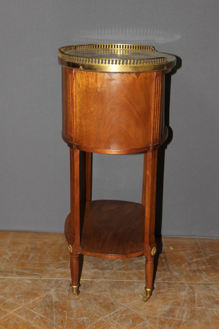 Louis XVI Mahogany Bedside Table, Late 18th Century