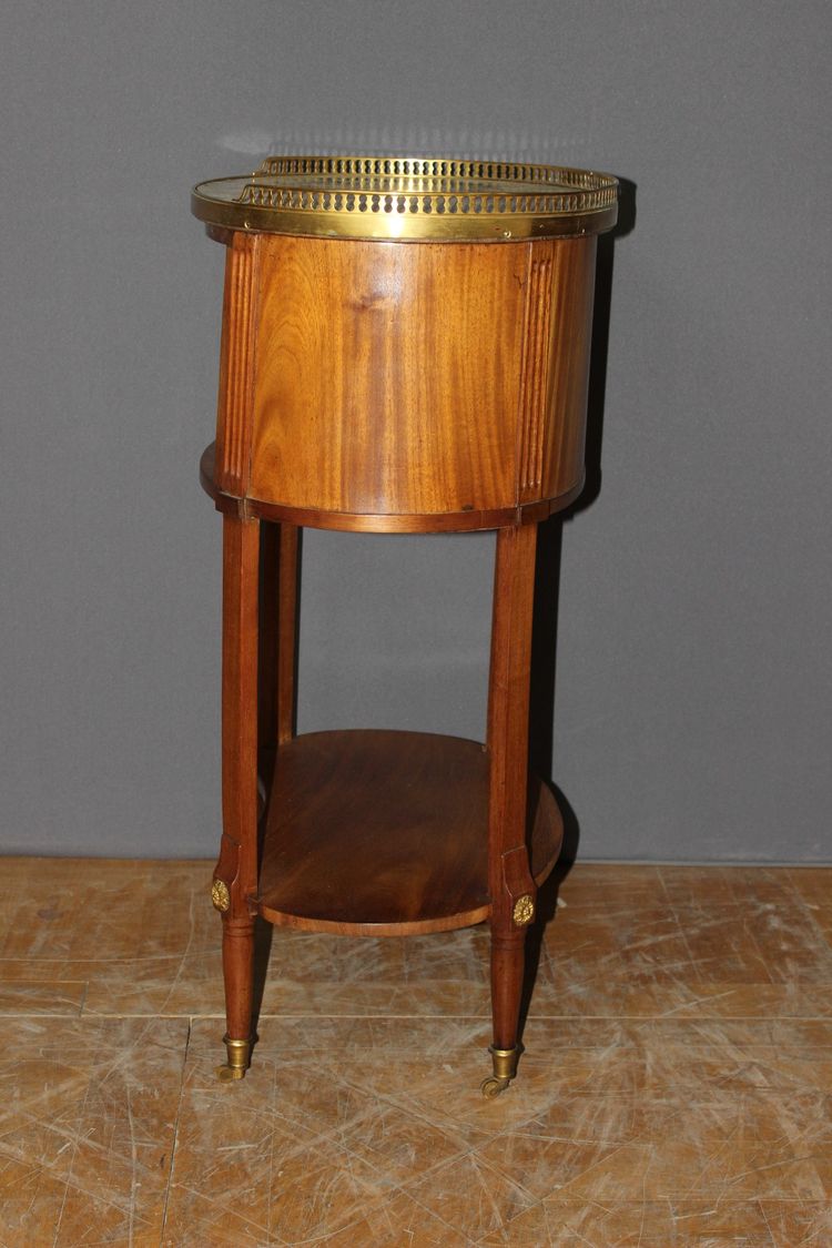 Louis XVI Mahogany Bedside Table, Late 18th Century