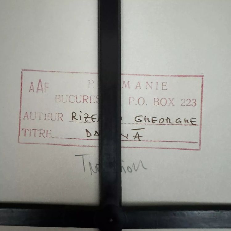 Artistic photo signed by Gheorge Rizeanu XXth 2 Romanian children