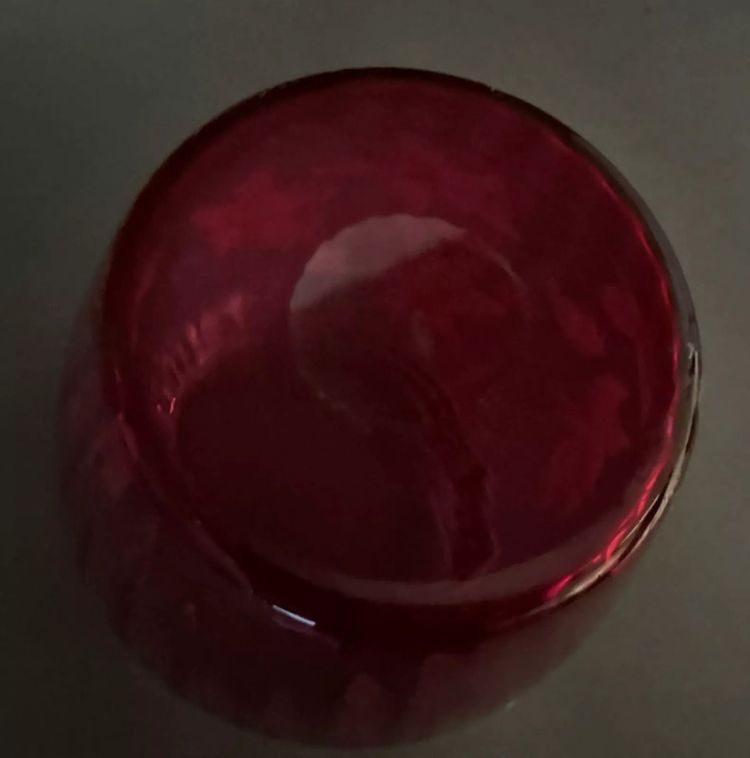 Legras enamelled vase 1900 pink glass daffodil decoration