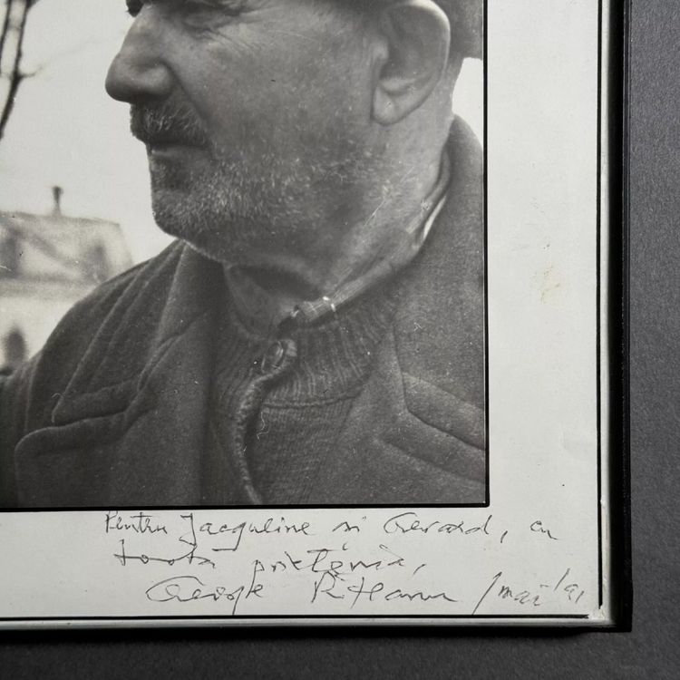 Foto artistica firmata da Gheorge Rizeanu XX° 2 uomini rumeni
