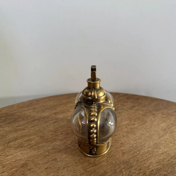 Prince of Matchabelli bottle in bronze and glassware